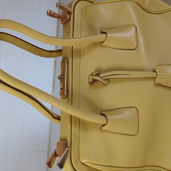 Prada Madras Cerneria yellow handbag - Picture 9 of 14